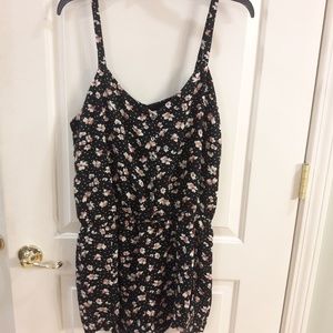 Lucca couture romper black floral NEW